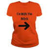 Image of Mens Mens Halloween Couples Costume Shirt Im With The Witch