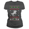 Image of HORSE CHRISTMAS SWEATER PATTERN Papa Mama Men Women Dogs Lovers Sunfrog Hoodie