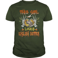 This Girl Loves ENGLISH SETTER Halloween