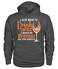 Image of Denver Broncos - I just want to drink wine and watch my Broncos beat your team's ass T-shirt