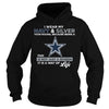 Image of I WEAR MY NAVY AND SILVER DALLAS COWBOYS