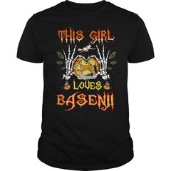 This Girl Loves Basenji Halloween