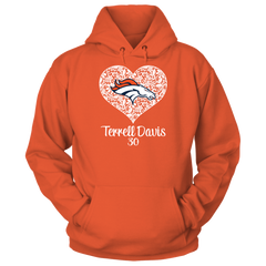 Denver Broncos - Lace Heart - Terrell Davis