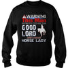 Image of WARNING  THIS MAN IS PROTECTED BY THE GOOD LORD AND A CRAZY HORSE LADY