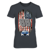 Image of Dale Earnhardt Jr. NASCAR 88;Patriotic Distressed Flag design