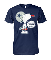 Cowboys - Cute Snoopy T-shirt