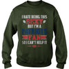 Image of I Hate Being This Sexy But Iam Patriots Fan TShirt