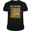Image of CODER Halloween Shirts My Broom broke T Shirts