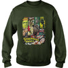 Image of Vintage Style Sci Fi Horror Movie Poster Collage T-Shirt