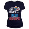 Image of Girl Loves Chiefs  KU TShirt