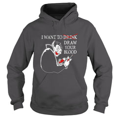 Halloween I want to draw your blood