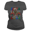 Image of Cute Christmas Teddy Bear Ugly Holiday Tshirt  Happy Holidays