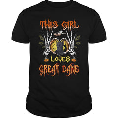 This Girl Loves Great Dane Halloween
