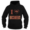 Image of I Love Buccaneers Team TShirt