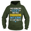 Image of I Hate Being This Sexy But Iam Chargers Fan TShirt