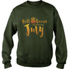 Image of Halloqueens are born in july funny halloween tshirt
