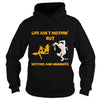 Image of Life Aint Nothin But Witches And Mummies Funny Halloween Shirt