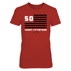 Corey Crawford - Flag Stripes