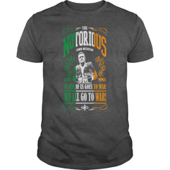 Conor McGregor If One of Us Goes To War, We All Go - Men's Premium T-Shirt----JEKPKTW