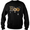 Image of Boo Halloween T-Shirt With Spiders And Witch Hat