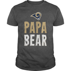 Iam A Rams Papa Bear TShirt