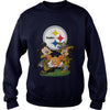 Image of Steelers Mickey Haloween Tshirt, Steelers Mickey Haloween Hoodies