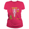 Image of Skeleton Tuxedo Spooky Funny Halloween T-Shirt