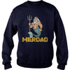 Image of Merdad T Shirt Father of A Mermaid Birthday T Shirt