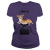 Image of halloween corgi mummy T shirt