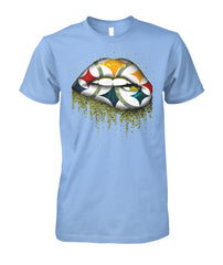 Pittsburgh Steelers Love Glitter Lips Limited Edition T-shirts