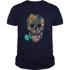 Image of HAPPY HALLOWEEN day or eve SKULL SHIRT Horror Party Outfit T