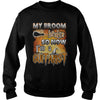 Image of GUITARIST Halloween Shirts My Broom broke T Shirts