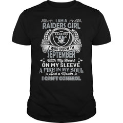 i am a raiders girl  september