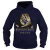 Image of Ravens For Live Tshirt, Ravens For Live Hoodies