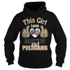 Image of Girl Loves Saints And Pelicans TShirt
