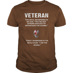 Veteran - I am The Storm T Shirt