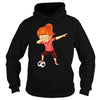 Image of Soccer Shirt for Girls Funny Dabbing Dab Dance Soccer Ball