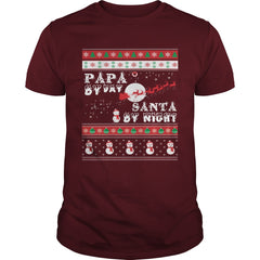 Papa By Day Santa Byu Night T shirt