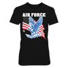 Image of Air Force Falcons - Logo with Flag