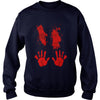 Image of PREMIUM bloody Hand Smear Halloween