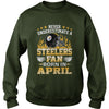 Image of NFL-STEELERS 120 FAN BORN IN APRIL 1