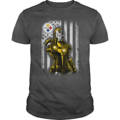 NFL-STEELERS 019 IRONMAN FLAG