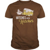 Image of HALLOWEEN SHIRT WITCHES WITH HITCHES T SHIRT