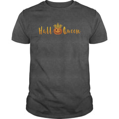 halloqueen halloween funny pumpkin tshirt
