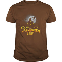 Crazy Halloween Lady TShirt 0  1