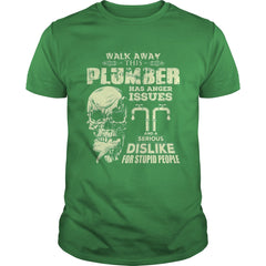 Mens Funny Plumber TShirt Skull Graphic Plumber Gift Tee