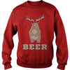 Image of bear - Funny Beer Bear Deer shirts