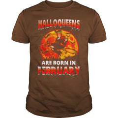 HALLOQUEENS ARE BORN IN FEBRUARY T SHIRT