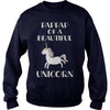 Image of Pappap Funny Unicorn T-Shirt, Cute Halloween Gift
