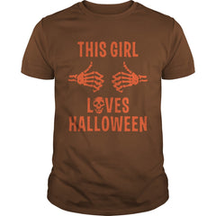 THIS GIRL LOVES HALLOWEEN T-SHIRT